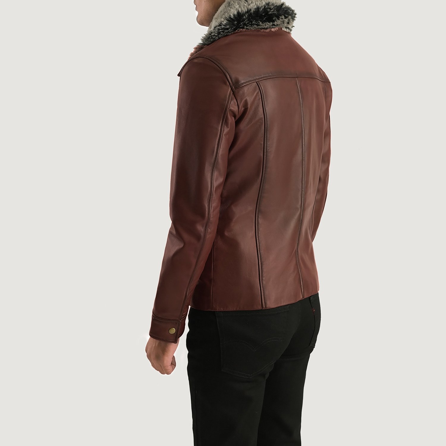Fur & Shearling Elegance Classic Coat - Thumbnail 5