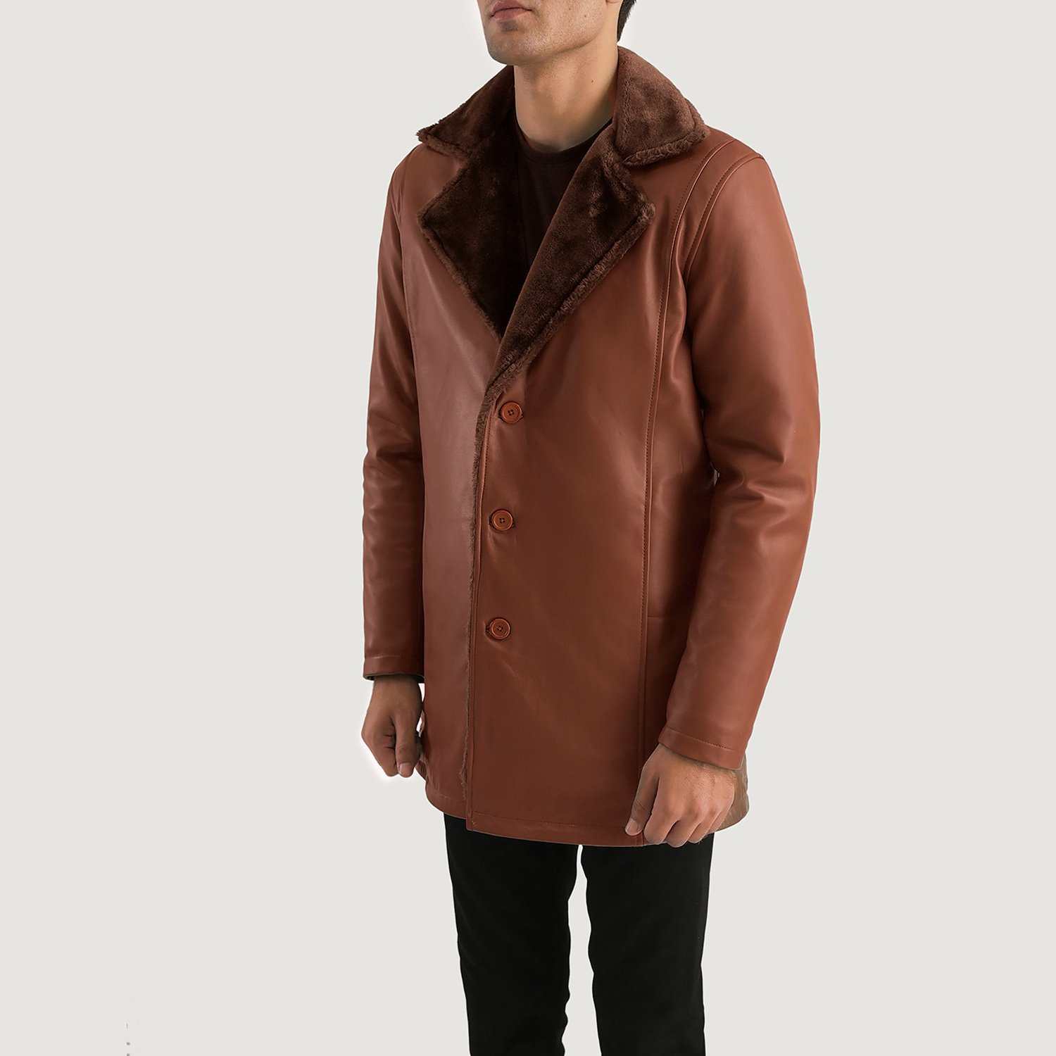 Shearling Chic Stylish Fur Coat - Thumbnail 2
